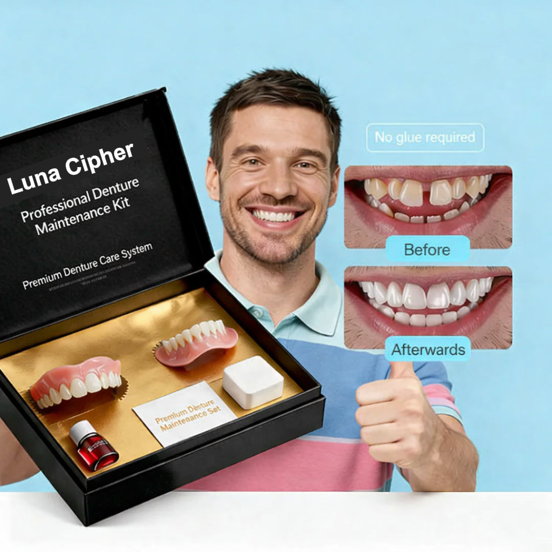🔥Final 4 Hours: 50%OFF👑2026 Eaily Hot Sale Ends Today Luna Cipher Custom Custom-Fit Full Functional DenturesMake you more confident – Made in the USA & FDA-Certified