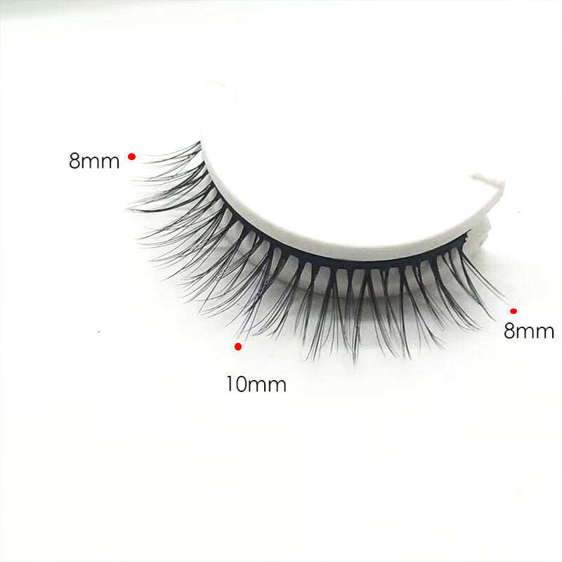 🌺Glue-Free Self-Adhesive Lashes – 3-Second, Natural & Reusable