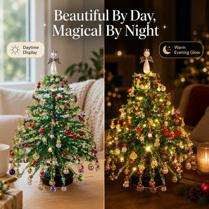 🎅 DIY Beaded Christmas Tree Kit – 🎄Create Your Own Sparkling Holiday Decoration