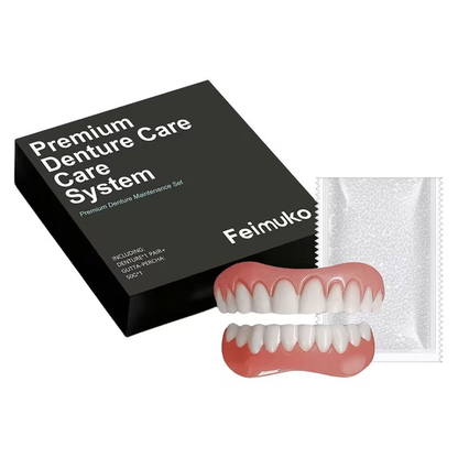 Ends Today:7O% OFF!  Custom-Fit Full Functional Dentures Make you more confident Starter Single Pack/For ages 50.
