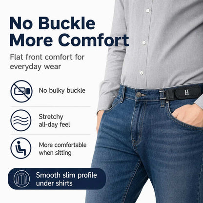 (🔥Last Day Promotion - 50% Off)Ultra Comfort Buckle-Free Elastic Belt (2-Pack)