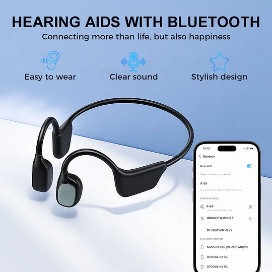 💥Feel the Joy.💖 💥 LIMITED TIME OFFER!🔥ROSOPL Bone Conduction Smart Hearing Aids Amplifier – Patented Transducer, Best Bone Conduction Aid✅made in the USA✅🔥Limited stock available!🔥