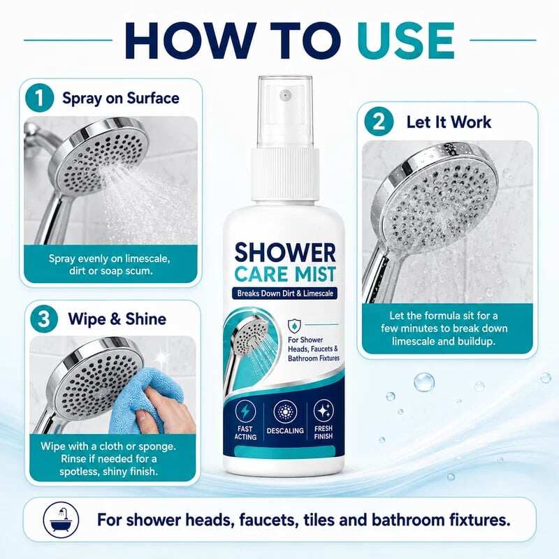 Fast-Acting Shower Limescale Remover Spray