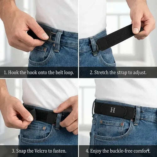 (🔥Last Day Promotion - 50% Off)Ultra Comfort Buckle-Free Elastic Belt (2-Pack)