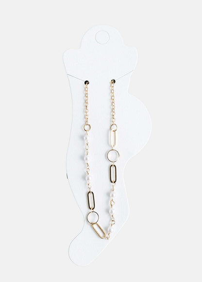 Anklet with Pearls