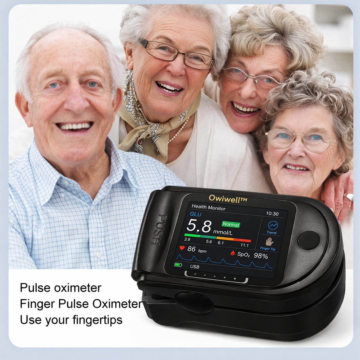 SHOPHIAGE™ Non-Invasive Blood Glucose Monitor | High-Precision 99.9% Accuracy | TGA Certified