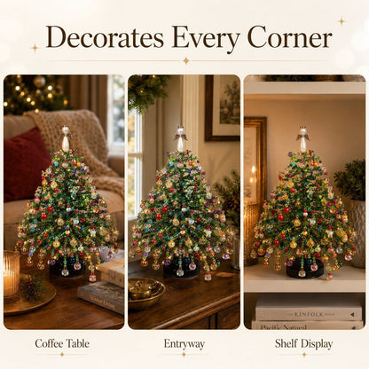 🎅 DIY Beaded Christmas Tree Kit – 🎄Create Your Own Sparkling Holiday Decoration