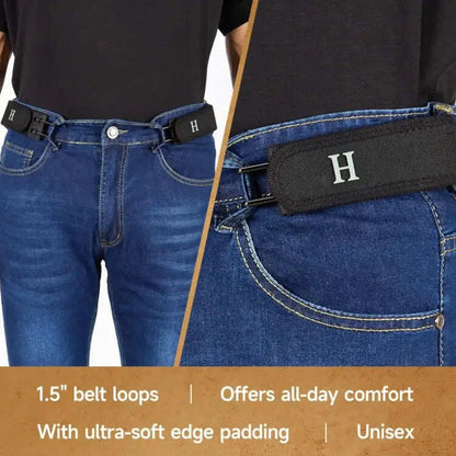 (🔥Last Day Promotion - 50% Off)Ultra Comfort Buckle-Free Elastic Belt (2-Pack)