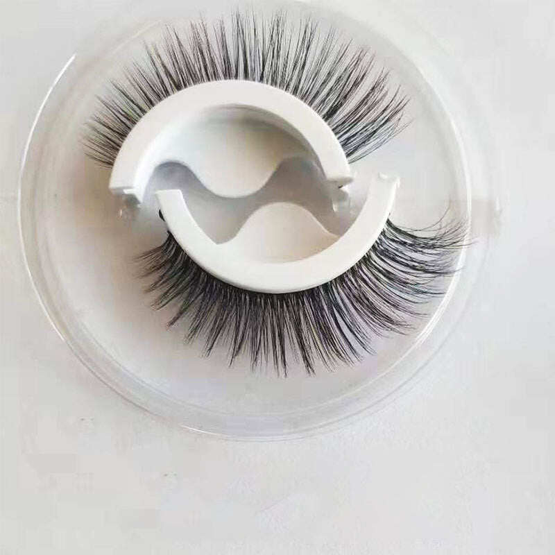 🌺Glue-Free Self-Adhesive Lashes – 3-Second, Natural & Reusable