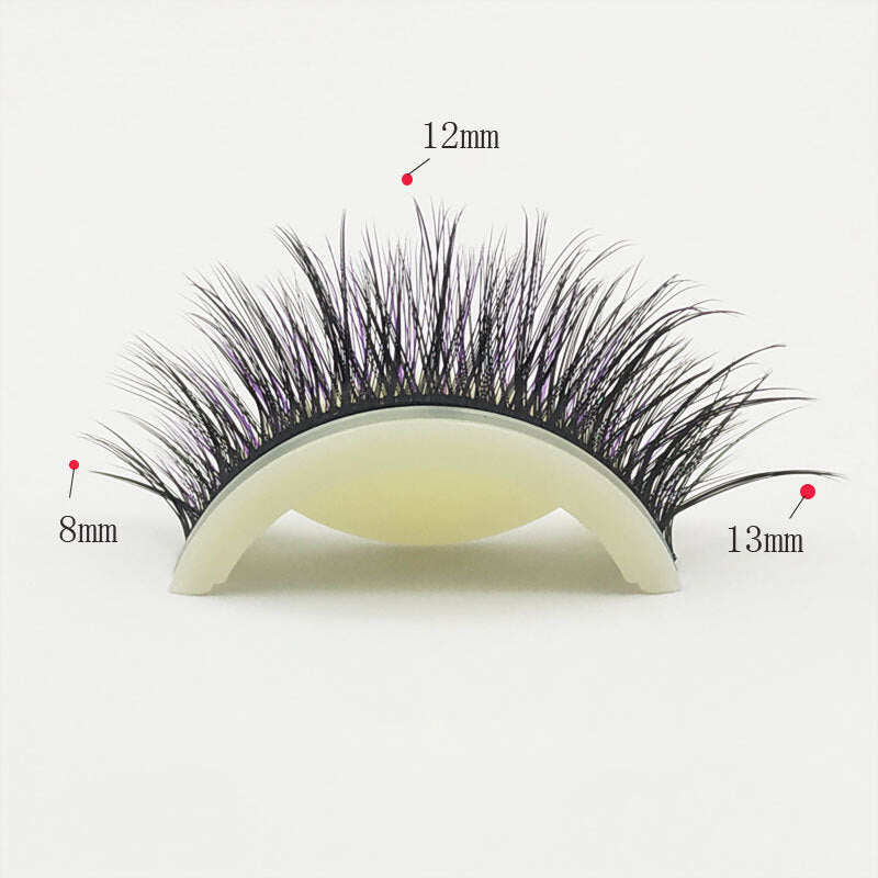 🌺Glue-Free Self-Adhesive Lashes – 3-Second, Natural & Reusable