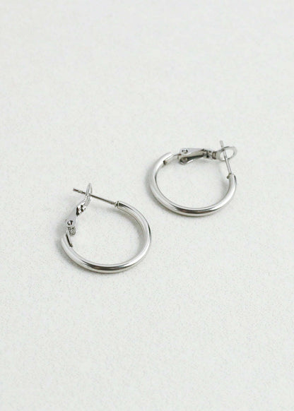 20mm Stainless Steel Hoop Earrings