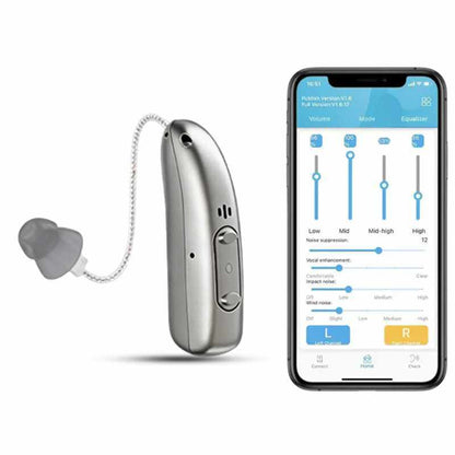 Smart, Self-Fitting Bluetooth Hearing Aids (App Controlled) Purchase 1pair (left and right ear)