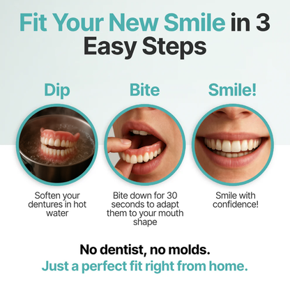 🔥Final 4 Hours: 50%OFF👑2026 Eaily Hot Sale Ends Today Luna Cipher Custom Custom-Fit Full Functional DenturesMake you more confident – Made in the USA & FDA-Certified